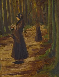 Dos Mujeres en un Bosque